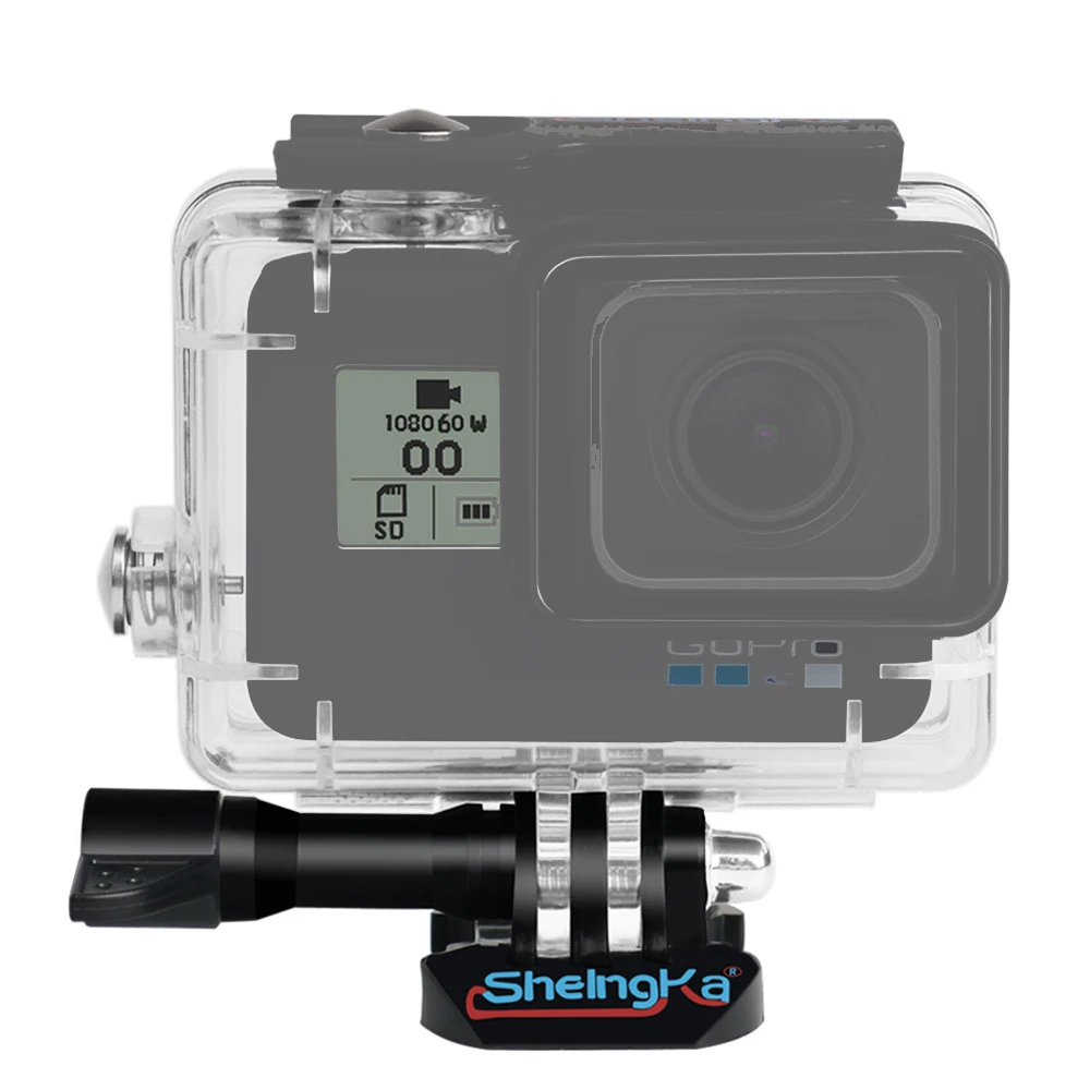 방수 하우징 프레임 쉘 보호 케이스 커버 액션 카메라 케이스 액세서리 Gopro Hero 5 Hero 6 Hero 7 Black