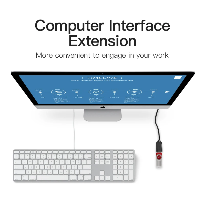 Vention USB3.0 Extension Cable Male to Female USB2.0 Extension Wire Super Speed 3.0 USB Extender Data Sync Cable for Computer PC