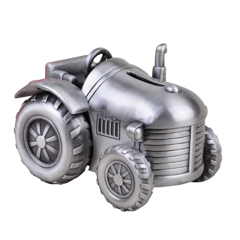 Creative Tractor Piggy Bank Children 's Toy Money Box Home Decor Coin Jar Favor Craft Gift For Kids