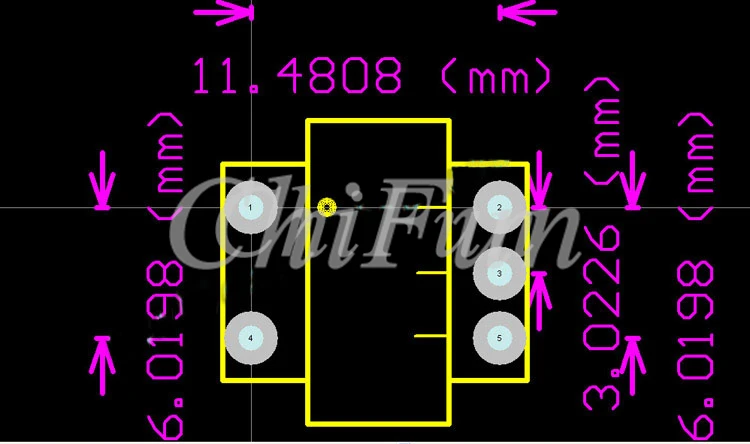 50PCS / Audio transformer 600:600 audio isolation transformer 1:1 send PCB package