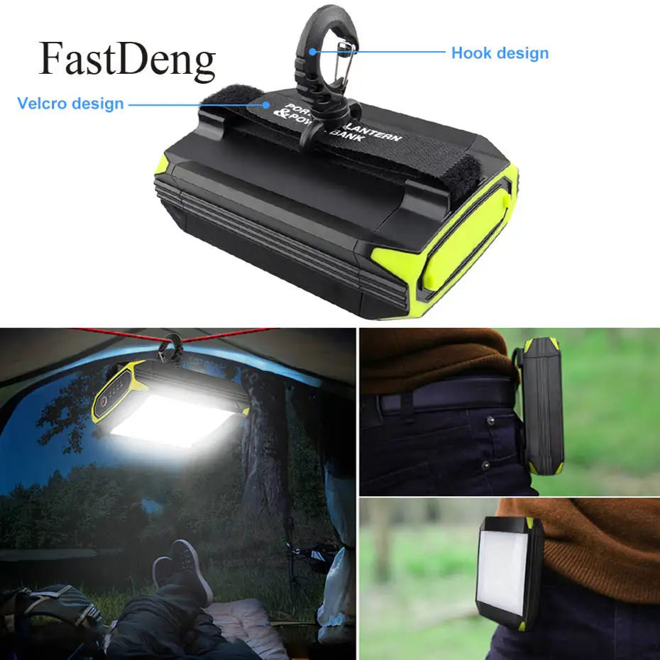 

Flasher Mobile Power Bank Flashlight USB Port Camping Tent Light Outdoor Portable Hanging Lamp 30 LEDS Lantern Camping Light