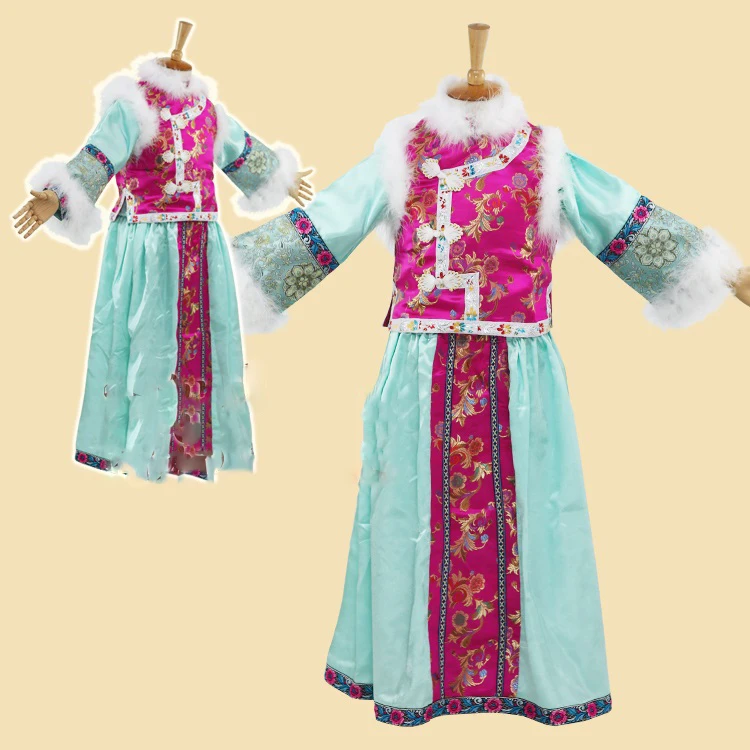 Xuemei Snow Blossom Children's Day Parent-Child Costume Sets Winter Clothes Set Photography or Stage Clothing