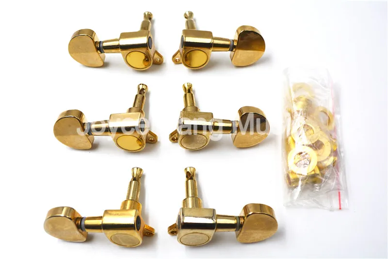 

Gold Semicircle Acoustic Electric Guitar Tuning Pegs Tuners Machine Head 3L+3R