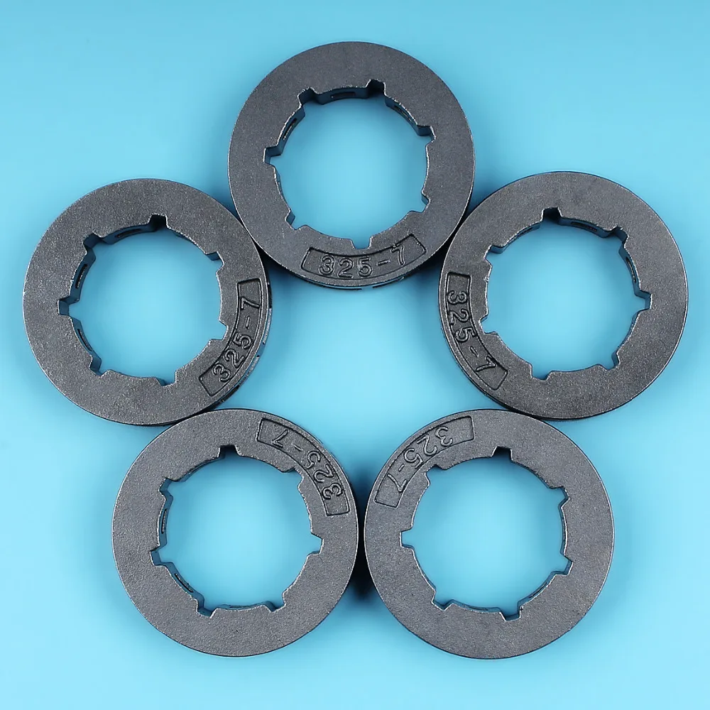 5 x Sprocket Rim .325-7T Small 7 Spline For Stihl 017 018 019 021 023 025 026 028 MS210 MS250 MS260 MS270 Chainsaw #11892