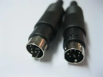 80 sztuk złącze wtykowe DIN 6 Pin Mini w/uchwyt z tworzywa sztucznego