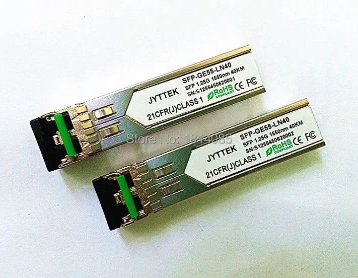 Hot Sale 2pieces/lot 1.25G SFP BIDI 40KM 1550nm Duplex LC SFP Module