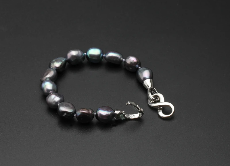 You Noble Charm-Armband, feine natürliche Süßwasser-Perle, 925er Sterlingsilber, Perlenarmband, Damen-Geschenk, Weiß – Detail 5