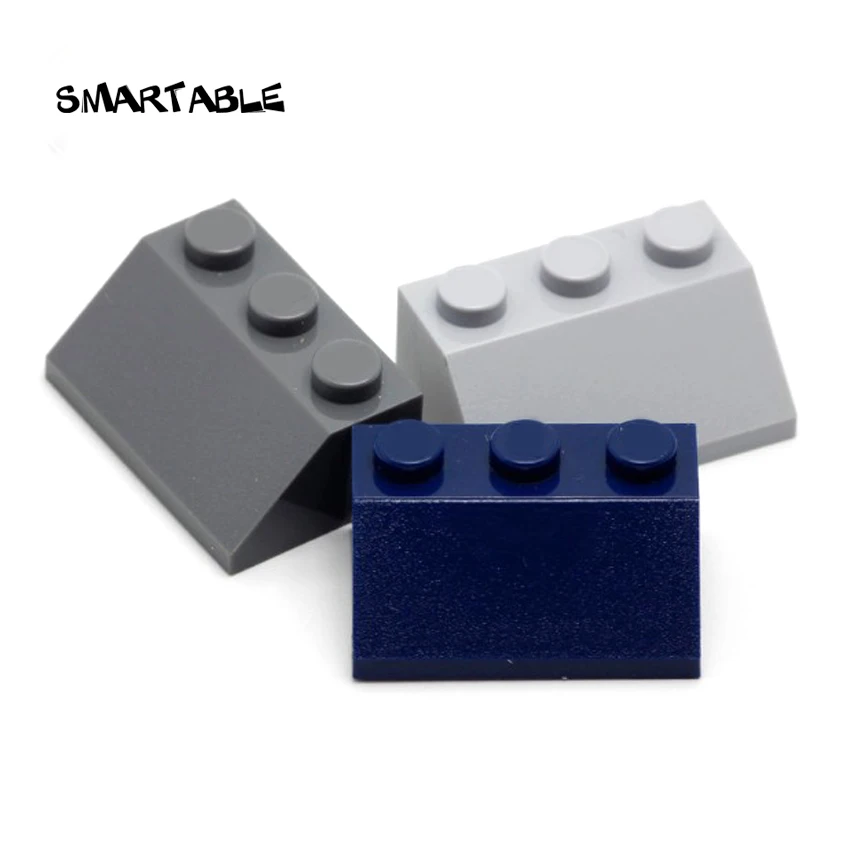 

Smartable Slope 45° 2x3 Building Blocks MOC Parts Toys For Kids Creative Big House Compatible All Brands City 3038 40pcs/lot