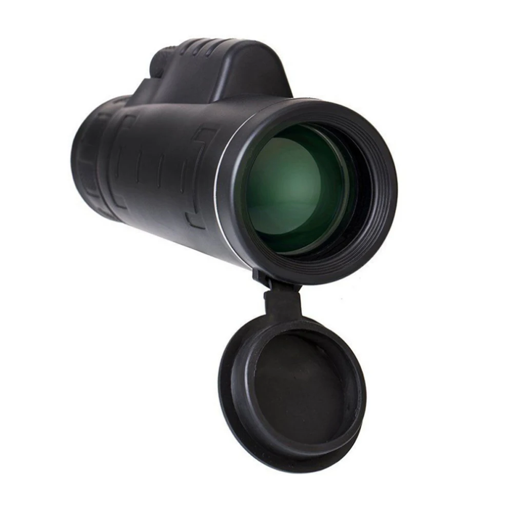 Night Vision 40X60 HD Optical Monocular Hunting Camping Hiking Telescope with Phone Holder Lens for Mobile Phone