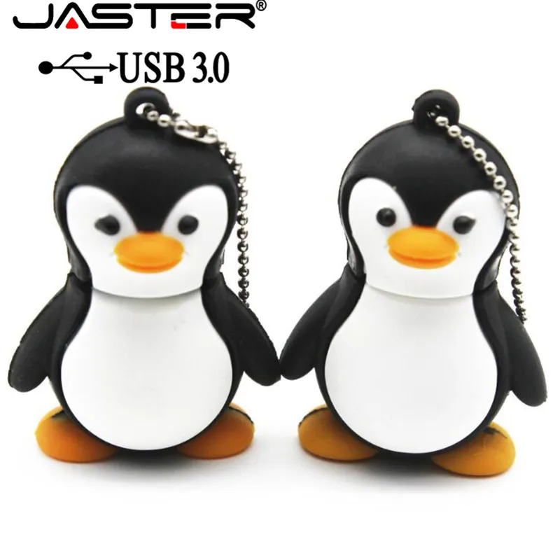 

Usb флеш-накопитель JASTER 3,0 с очаровательным пингвином, флешка с мультяшным рисунком, 4 ГБ, 8 ГБ, 16 ГБ, 32 ГБ, карта памяти, USB 3,0, подарок, Красивая подвеска