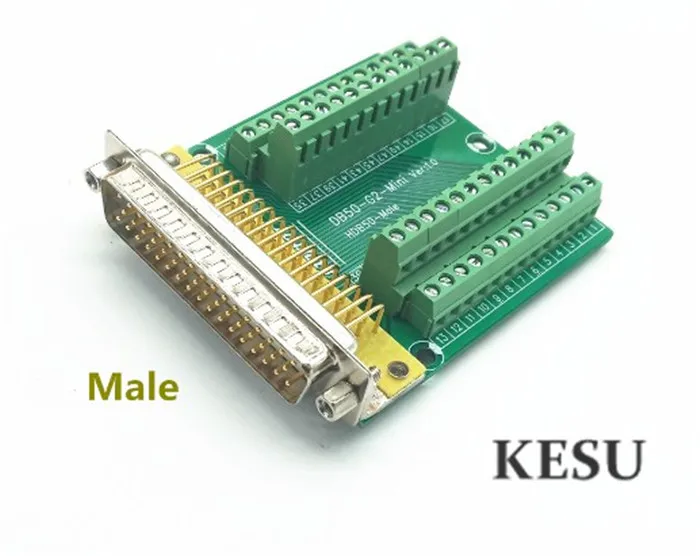 

DB50 50Pin 50-Pin Male Breakout Board, D'SUB Header Breakout Board, Terminal Block DSUB Module.