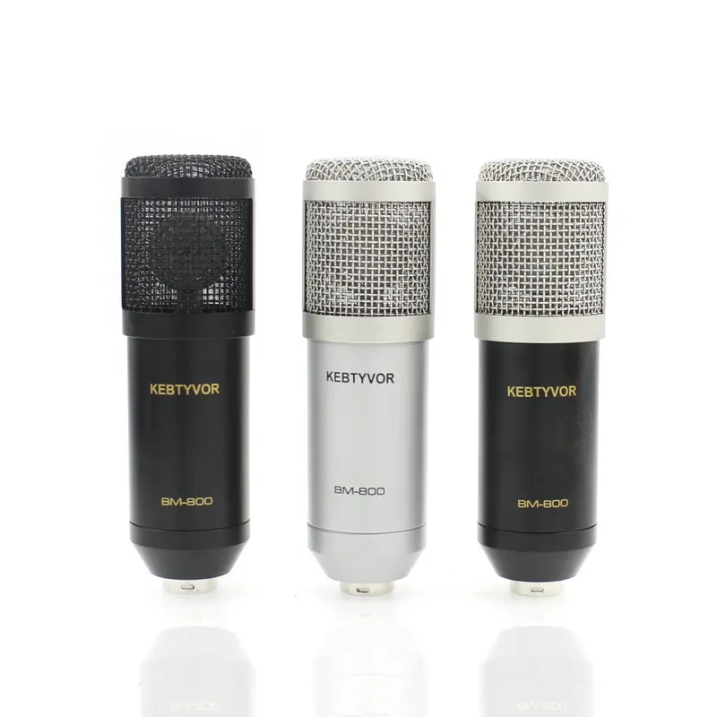 BM 800コンデンサーマイク,3.5mm,プロフェッショナル,コンピューター,オーディオ,カラオケ,スタジオレコーディング用