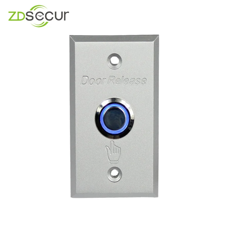 

12V Access Control Aluminum Alloy Push Button Door Exit Push Button ZDKG05