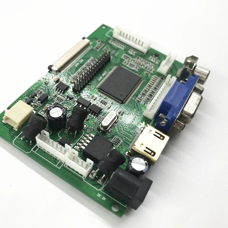 Placa de controlador LCD compatible con HDMI VGA 2AV, para 14 pulgadas, 1366x768, B140XW01, V0, VB, V8, V1, V2, WLED, LVDS