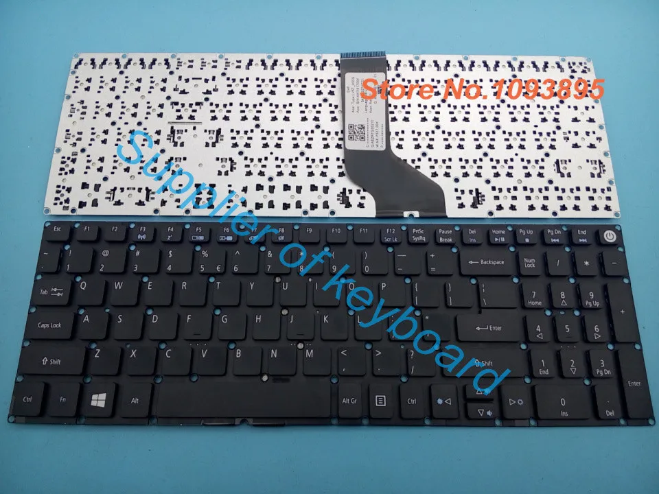 NEW For Acer Aspire E5-522 E5-522G E5-532 E5-532G E5-576 E5-576G E5-576T Laptop English Keyboard Black