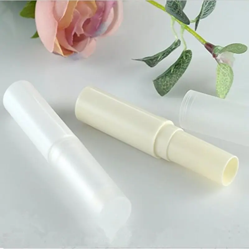10pcs/lot New Popular 4g Korean PP Lipstick Tube Hot Cosmetic Packaging Lip Balm Tube DIY Empty Lipstick Tube Containers Bottles