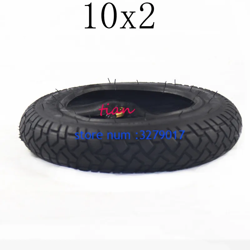 

Free Shipping 10x2 Inch Rubber Tire with Inner Tube 10x2(54-152) Tire for Electric Scooter Bike Refit Motorcycle Parts