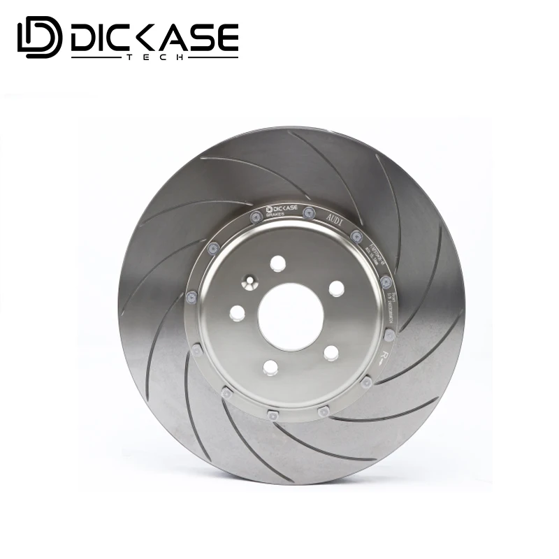 DICASE high carbon two-piece brake disc 370*22 with race brake pad for cupra leon