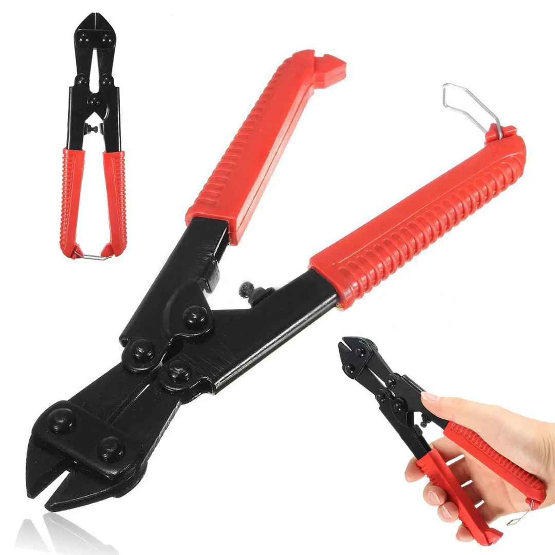 8inch Mini Bolt Cutter Croppers Crops Steel Cable Chain Padlock Pliers Tool