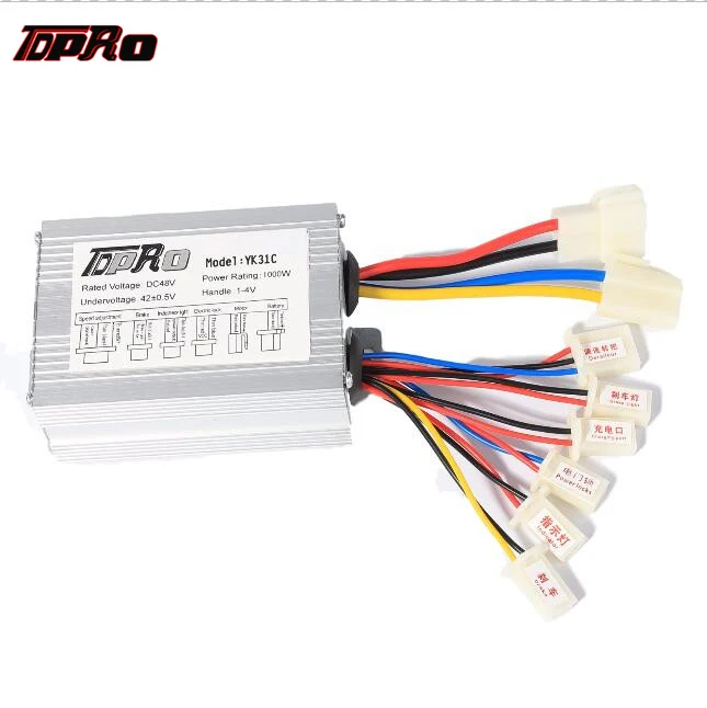 

TDPRO 48V 1000W Motor Brush Speed Controller DC Speed Brushed Control Box For Electric Bike Bicycle Wheel Scooter ATV Go Kart