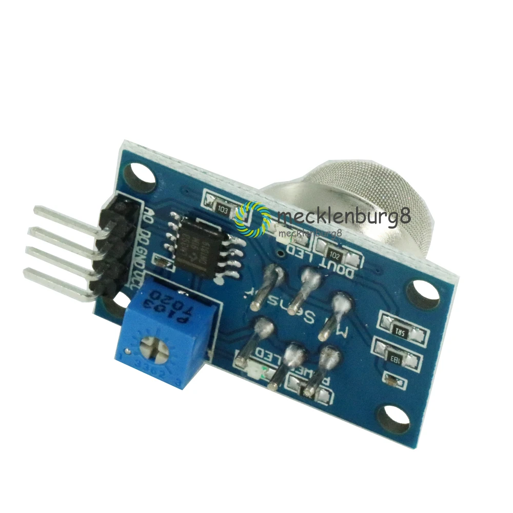 MQ-2 MQ2 smoke gas liquefied gas butane hydrogen sensor detector module for Arduino ttl Output DC 5V 150mA High Sensitive