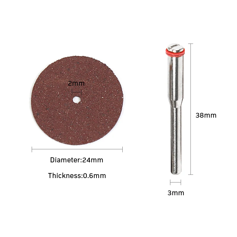 37PCS Power Tool Dremel Accesories Abrasive Cutting Discs Cut Off Wheels Disc for Dremel Rotary Tools Electric Metal Wood Cut