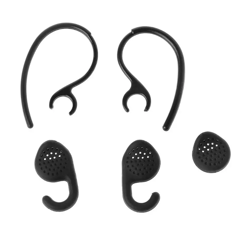 3Pcs Ear Bud Gel Earbud Tip And 2Pcs Ear Hook For Jabra EXTREME 2 /EXTREME