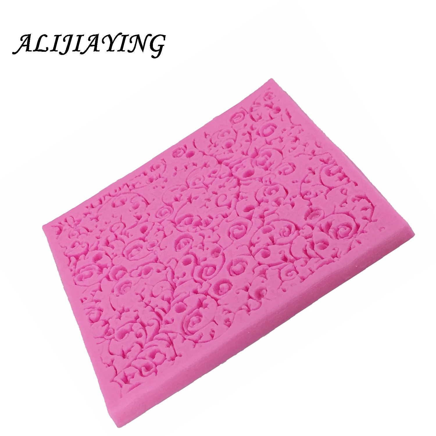 DIY Cake Border Silicone mat Mold Flower Vine Fondant Cake Decorating Tools Chocolate Gumpaste Molds Cupcake Baking Moulds D0490