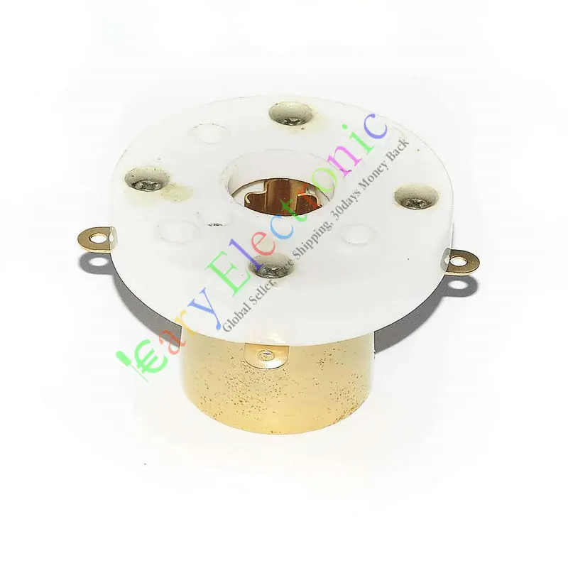 

Wholesale and retail 4pc 4Pin GOLD Ceramic vacuum Tube Sockets for 2A3 300B 274A S4U valve audio amps free shipping