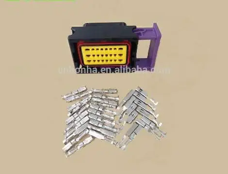 50pcs/lot DJ7242-1.5 2.8-21 automotive 24 pin way ECU electrical female wire harness connector