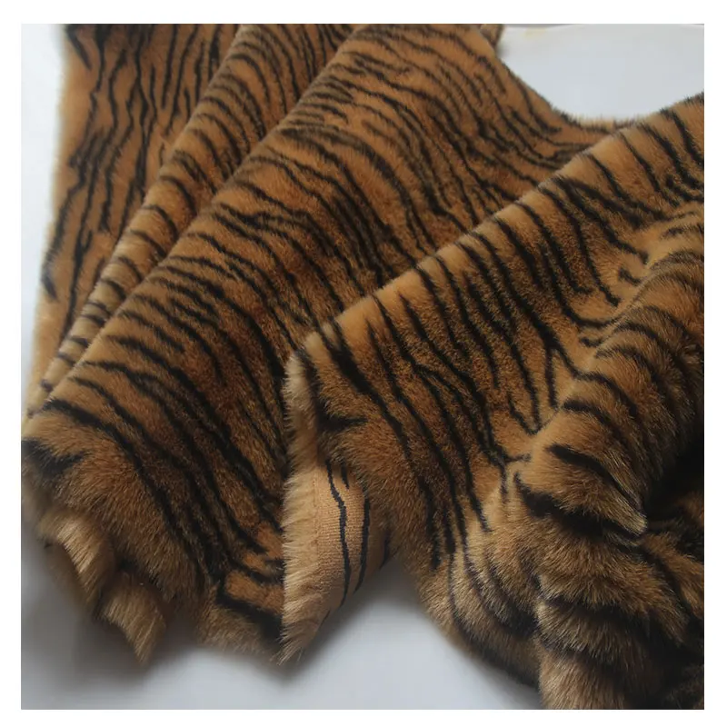 Leopard/tiger pattern faux fur fabric,felt cloth,background  carpet sofa material,170cm*50cm/pcs