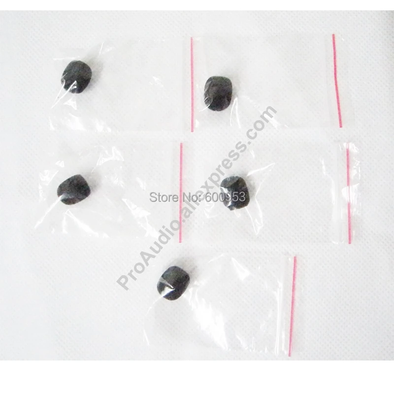 

Mini Black Foam Covers for Black Headset lavalier Microphone Windscreen Windshield 2-3MM