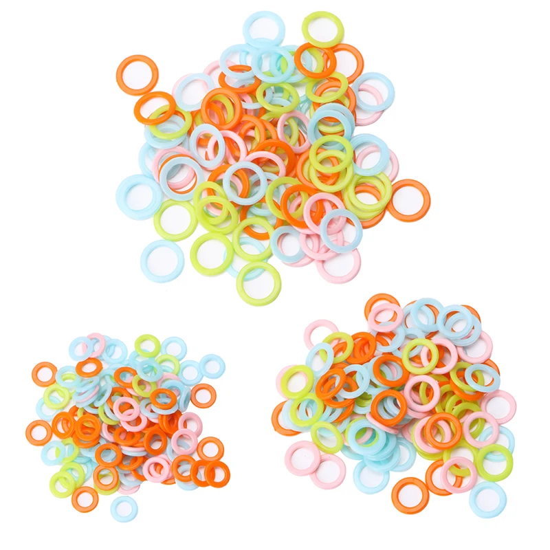 100Pcs Colorful Knitting Crochet Locking Stitch Marker DIY Craft Weave Tools Knitting Crochet Holder Needle Clip W210