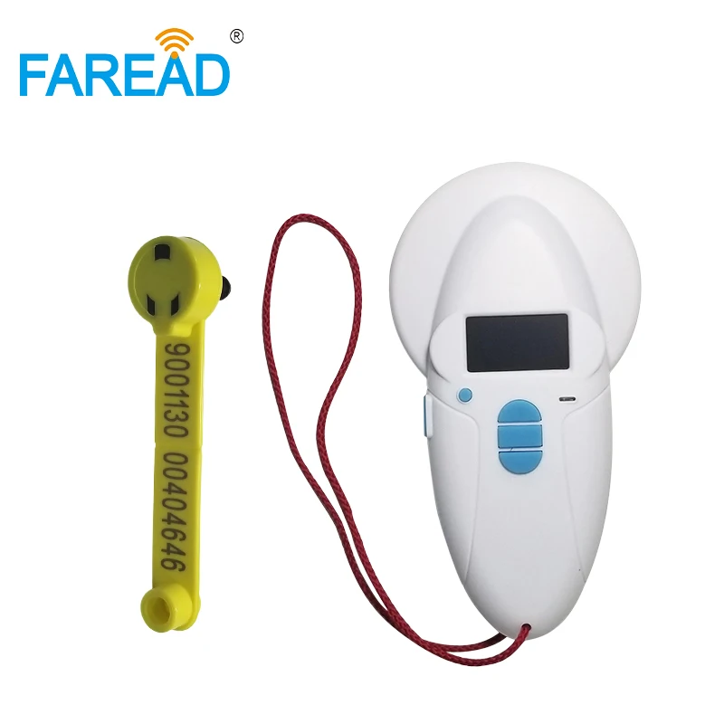 x20pcs TPU LF RFID animal ID ear tag for Sheep identification with FDX-B 134.2KHz ICAR Certification