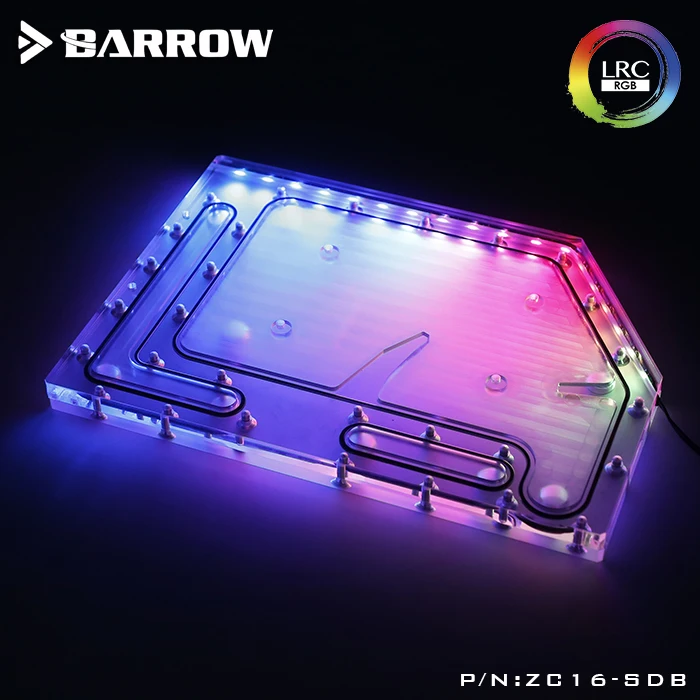 Imagem -04 - Barrow Zc16-sdb Waterway Boards Adequado para Cpu Intel Water Block Edifício de Gpu Único Zeagic Zg16 Case