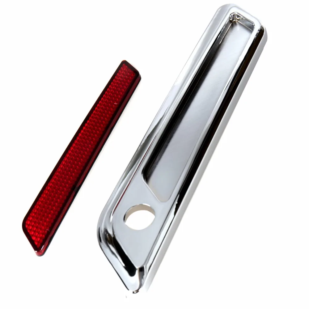 Gloss Chrome Aluminum Saddlebag Latch Cover For Harley Touring 2014-2022 Street Glide Road King FLH/T FLHX FLHR