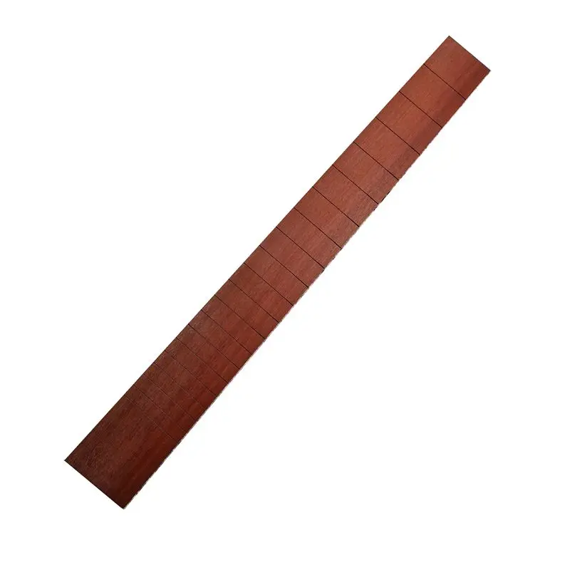 African Padauk Wood Fingerboard For Classical Guitar Standard 650mm Chord Length Semi-finished Fingerboard Pterocarpus Soyauxii