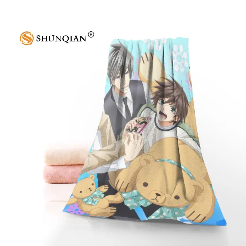 New Custom Sekai Ichi Hatsukoi Towel Printed Cotton Face/Bath Towels Microfiber Fabric For Kids Men Women Shower Towels