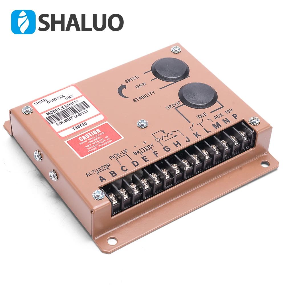 ESD5111 Engine Governor Speed Controller Diesel Generator Control Module Board Power Supply AC Motor Genset Parts 12v 24v