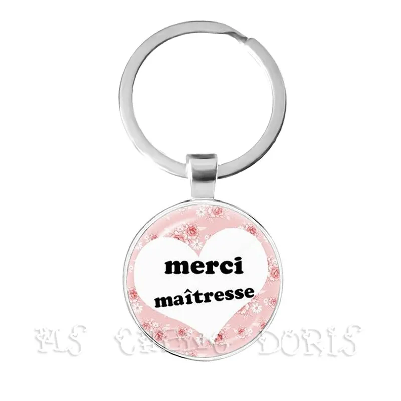 Hot Fashion Teacher Gift Gift Super Mistress Keychain Men's Charm Thanks Mistress Jewlery Keychain Jewelry