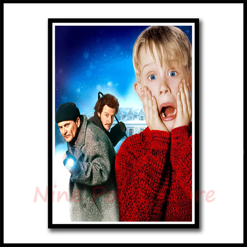 Home alone Movie Classic Coated paper creative personality Modern fashion decoration painting art paintings Frameless