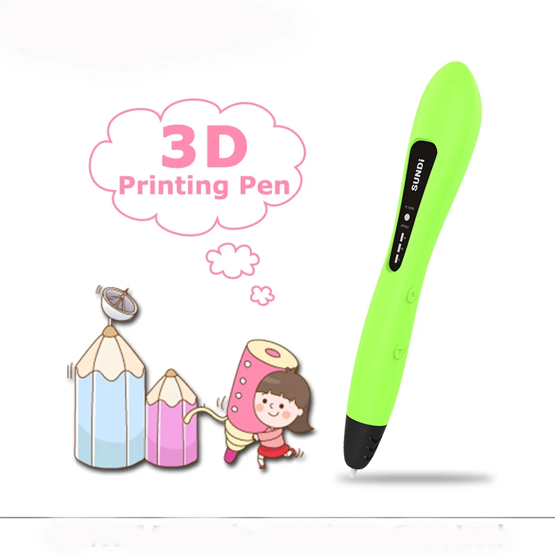3D caneta de corrente Contínua de baixa temperatura caneta desenho Estereoscópico DIY ferramenta de Sol