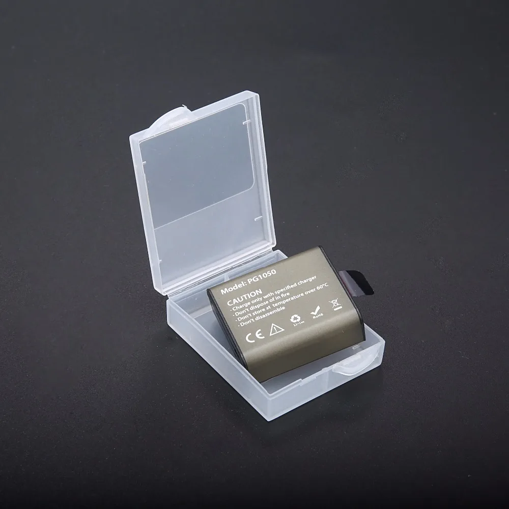 Batería AOPULY PG1050 EKEN para SJCAM SJ4000 SJ5000 sj6000 sj7000 sj8000 sj9000 H8 H9 Go Pro Hero, cámara deportiva M10 EKEN 4K H8 H9