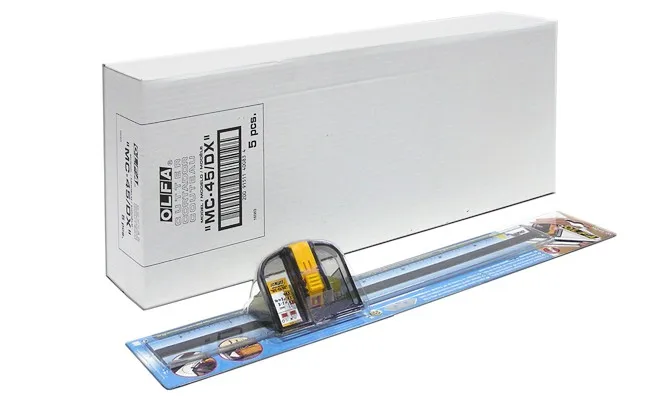 MADE IN JAPAN NEW OLFA MC-45/DX 45 Degree Oblique Mat Cutter Comes with a dedicated ruler