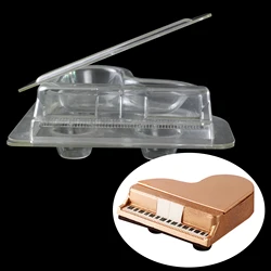 DIY 3D piano shape polycarbonate Chocolate mold , baking accessories cake decoration Confectionery tools plastic candy mould