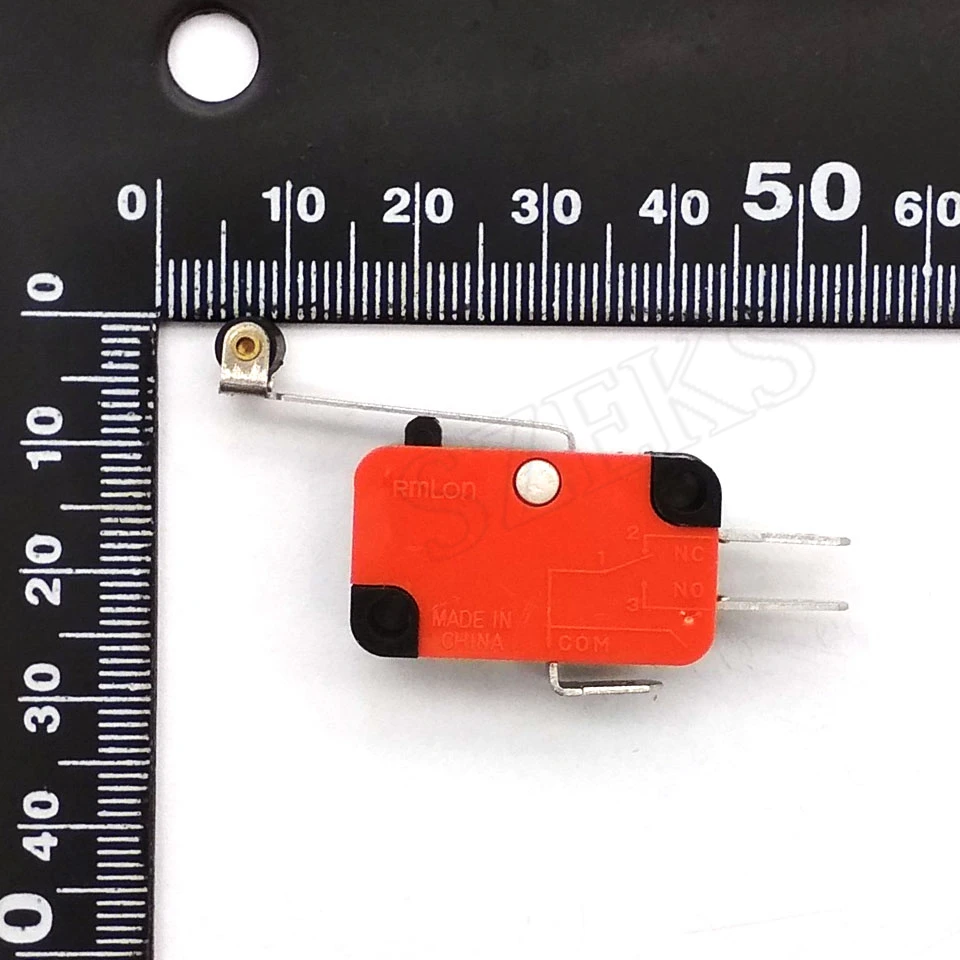 10 Pcs Roller Lever Arm SPDT NO/NC Momentary Micro Schalter V-156-1C25