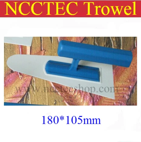 

[round head] plastic trowel FREE shipping | 180*105mm Art paint batch knife diatom mud plastering trowel wall spatula tool