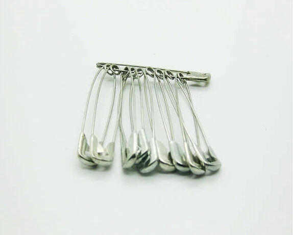 5000pcs 1.8cm/18mm Colored Small Silver Hijab Stainless Steel Safety Pins Pins Needles Free Shipping