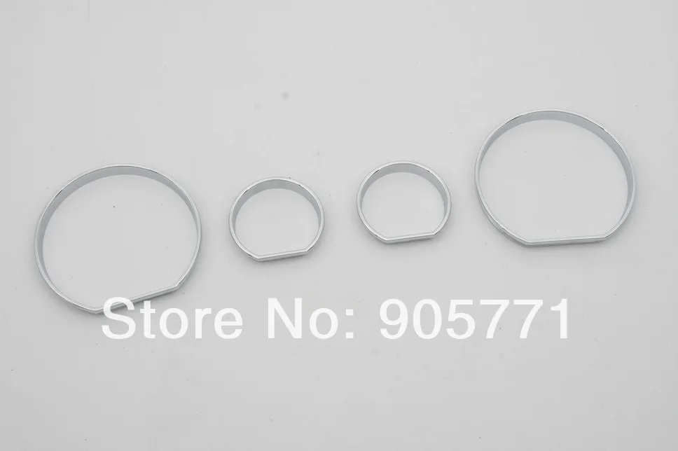 

Chrome Dashboard Gauge Ring Bezel Set for BMW E46