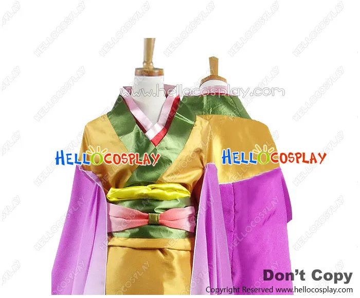 Hakuouki Cosplay Senhime Costume Kimono H008